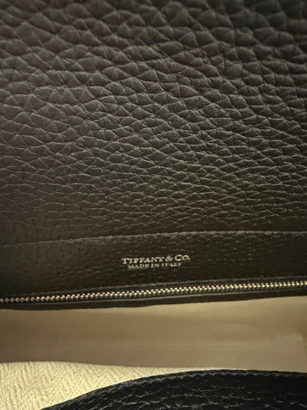 NWT TIFFANY & CO Black Taurillon Leather RTT Return To Tiffany Tote Bag - Picture 11 of 15